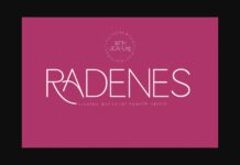 Radenes Font Poster 1