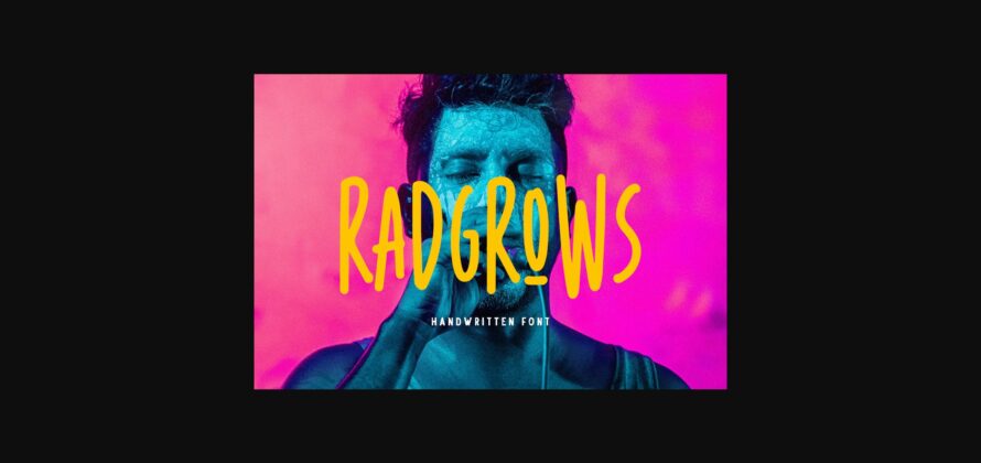 Radgrows Font Poster 3