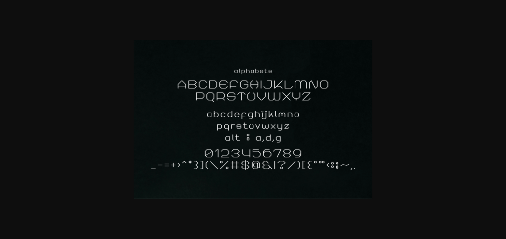 Radhegon Font Poster 4