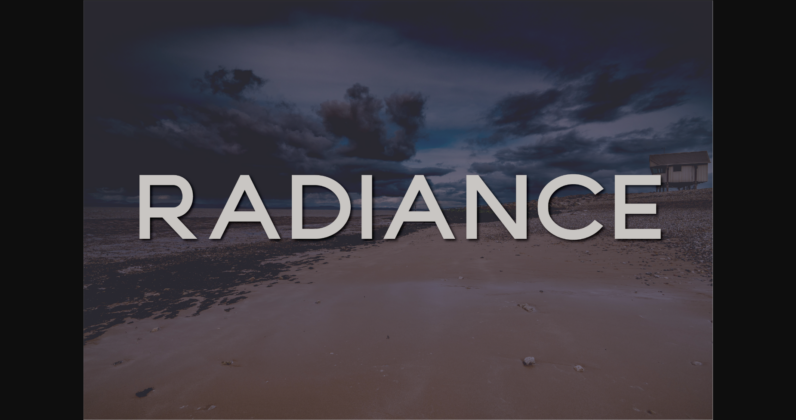 Radiance Font Poster 1