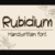 Rubidium Font