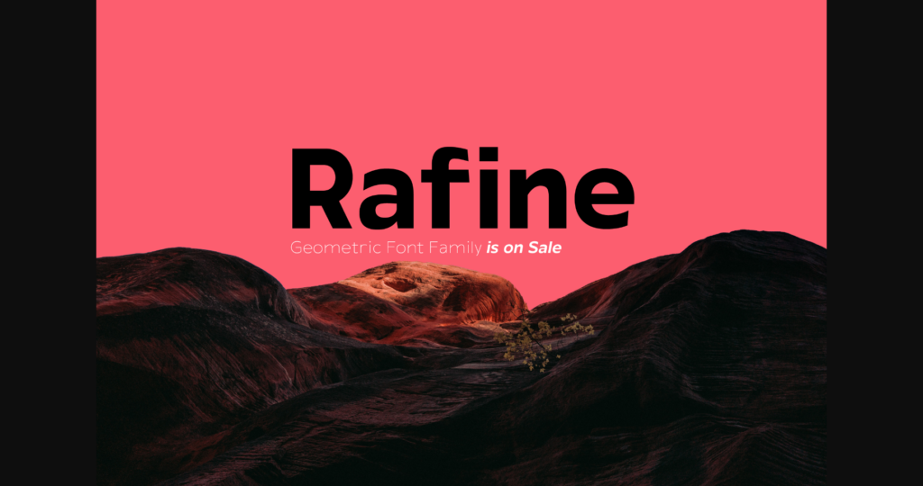 Rafine Font Poster 3