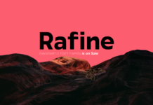 Rafine Font Rafine Font Poster 1