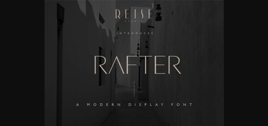 Rafter Font Poster 3