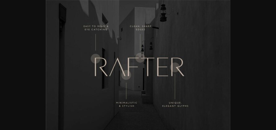 Rafter Font Poster 4