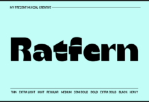 Raftern Font Poster 1