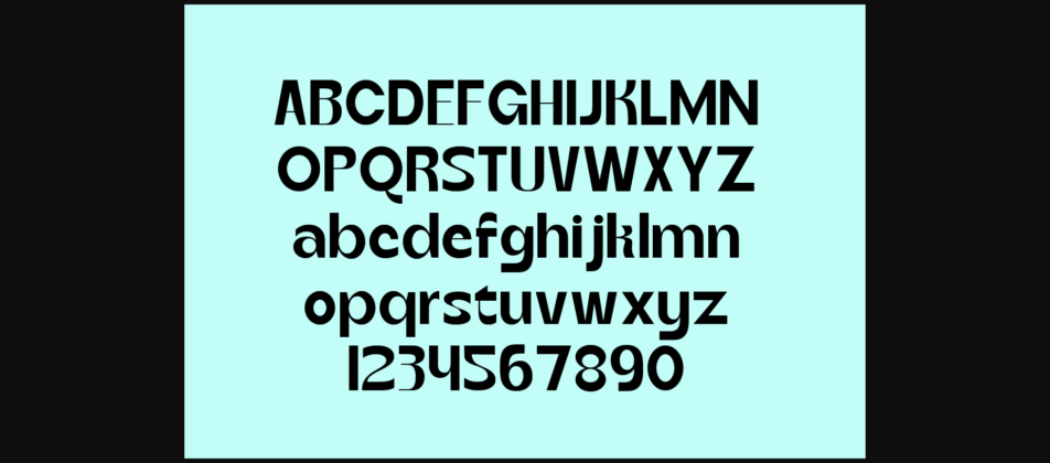 Raftern Font Poster 11