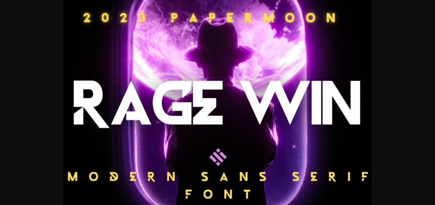 Rage Win Font Poster 3