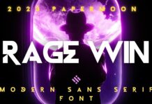 Rage Win Font Poster 1