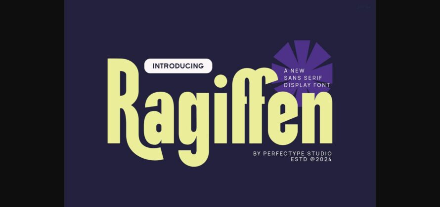 Ragiffen Font Poster 3