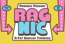 Ragnic Font Poster 1