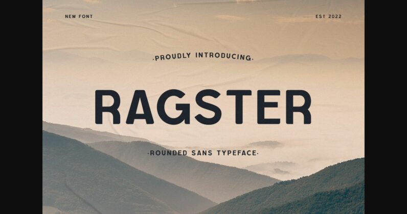 Ragster Font Poster 3