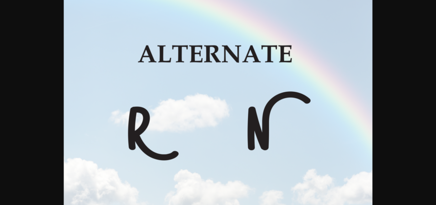 Rainbow Font Poster 10