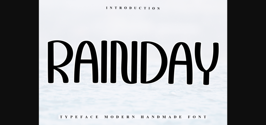 Rainday Font Poster 3