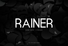 Rainer Font Poster 1