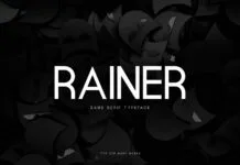 Rainer Font Rainer Font Poster 1
