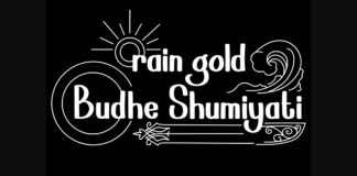 Raingold Budhe Shumiyati Font Poster 1