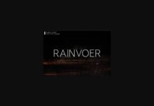 Rainvoer Font Poster 1