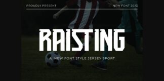 Raisting Font Poster 1