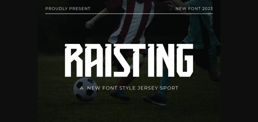 Raisting Font Poster 1