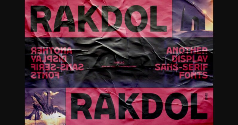 Rakdol Font Poster 3