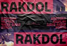 Rakdol Font Poster 1