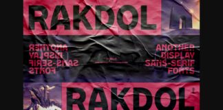 Rakdol Font Poster 1
