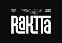 Rakita Font Poster 1