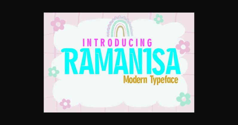 Ramanisa Font Poster 3