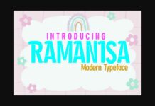Ramanisa Font Poster 1