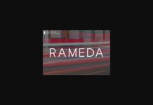 Rameda Font Poster 1