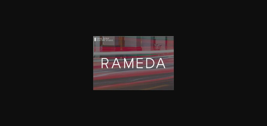 Rameda Font Poster 1