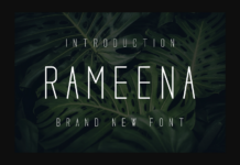 Rameena Font Poster 1