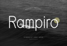 Rampiro Font Poster 1