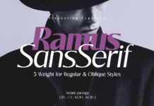 Ramus Sans Font Poster 1