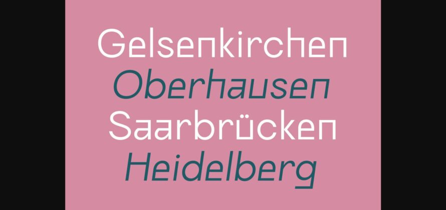 Ranberg Font Poster 6