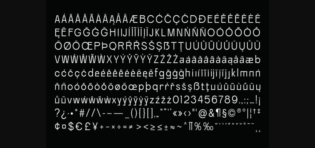 Ranberg Font Poster 10