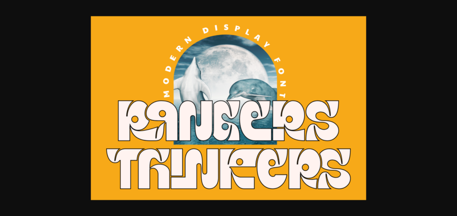 Rangers Thinkers Font Poster 3