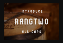 Rangtwo Font Poster 1