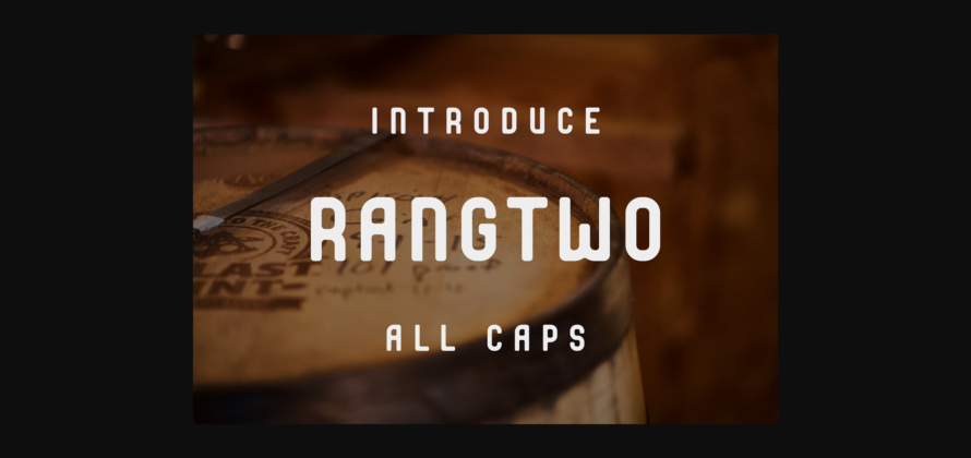 Rangtwo Font Poster 1