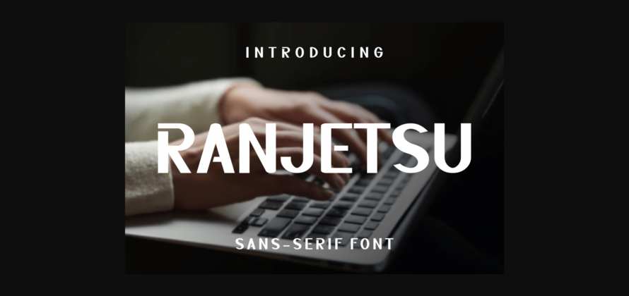 Ranjetsu Font Poster 1