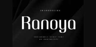 Ranoya Font Poster 1