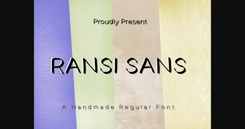 Ransi Sans Font Poster 3