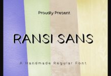Ransi Sans Font Poster 1
