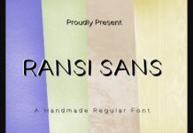 Ransi Sans Font Poster 1