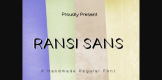 Ransi Sans Font Poster 1