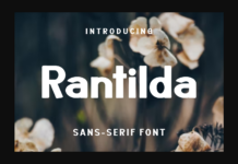 Rantilda Font Poster 1