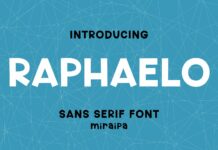 Raphaelo Font Poster 1