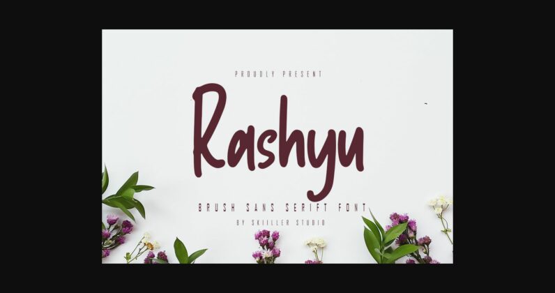 Rashyu Font Poster 3