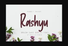 Rashyu Font Poster 1